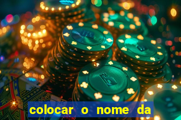 colocar o nome da pessoa no congelador